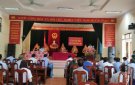 kỳ họp thứ nhất HĐND xã Thiệu Tiến nhiệm kỳ 2021 - 2026